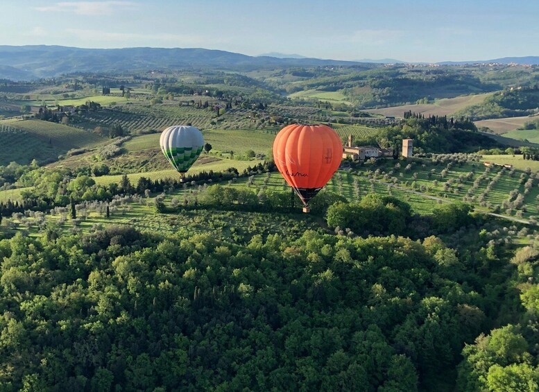 Picture 4 for Activity Siena: Balloon Flight Over Tuscany with a Glass of Wine