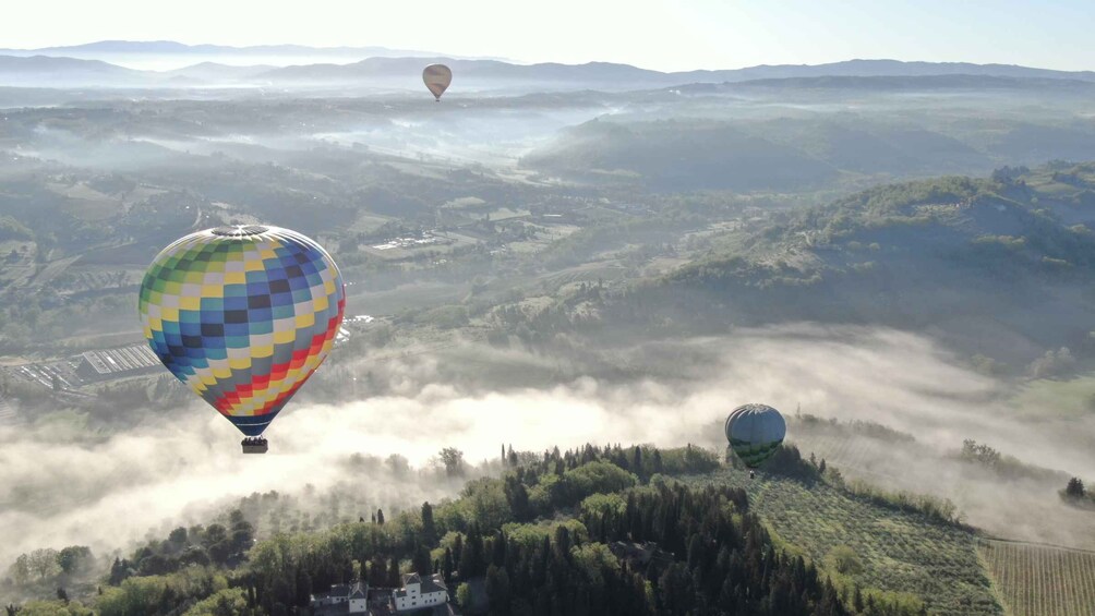 Picture 3 for Activity Siena: Balloon Flight Over Tuscany with a Glass of Wine