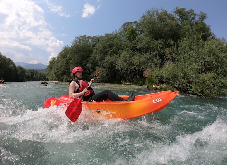 Picture 2 for Activity From Bled: Sava Dolinka River Kayaking Tour with Transfer