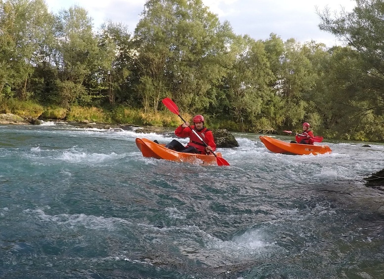 From Bled: Sava Dolinka River Kayaking Tour with Transfer