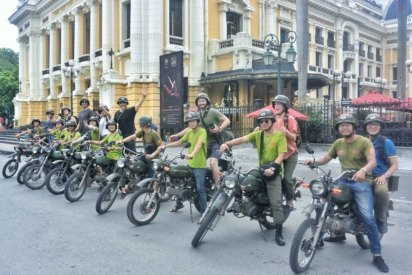 Picture 14 for Activity Hanoi: Half-Day Guided City Tour on Vintage Minsk Motorbike