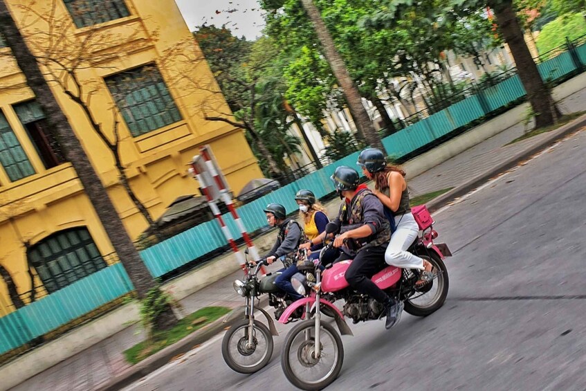 Picture 2 for Activity Hanoi: Half-Day Guided City Tour on Vintage Minsk Motorbike