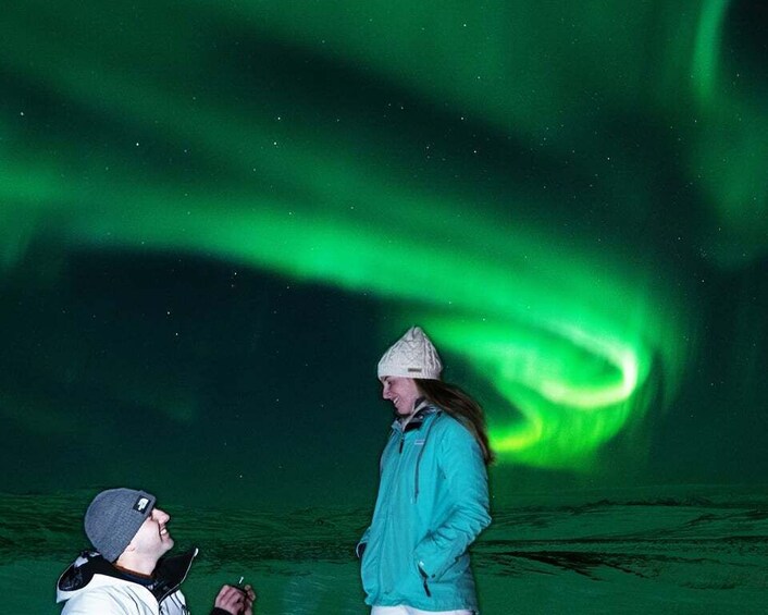 Picture 2 for Activity From Reykjavik: Northern Lights Guided Tour with Photos