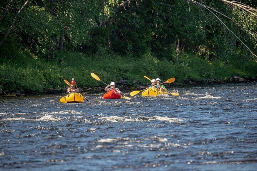 Half-Day Family Rafting to Västerdal River with Fika