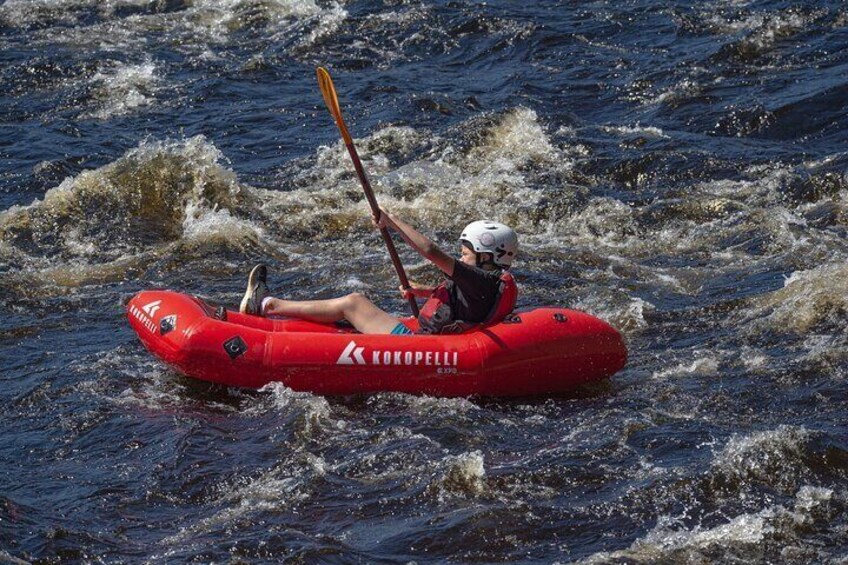 Half-Day Family Rafting to Västerdal River with Fika