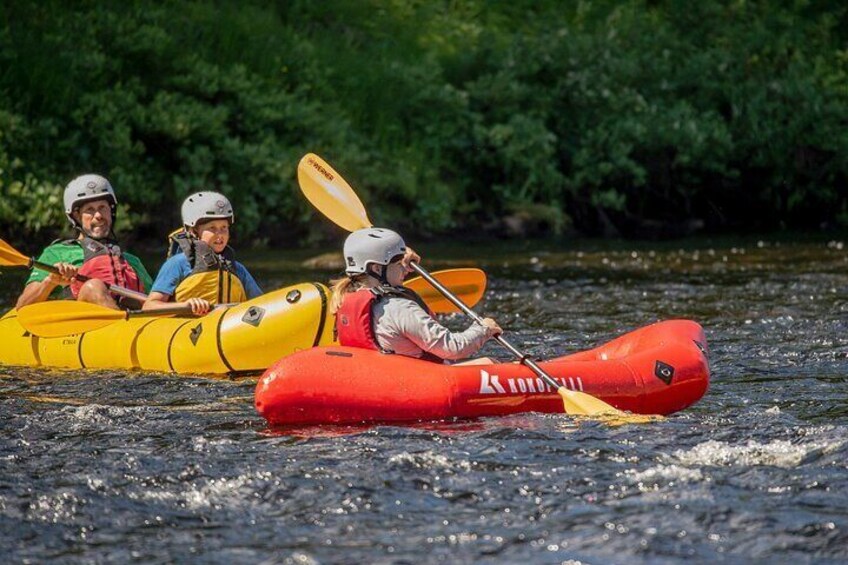 Half-Day Family Rafting to Västerdal River with Fika