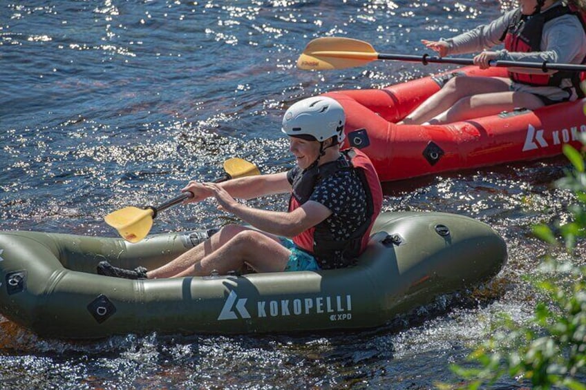 Half-Day Family Rafting to Västerdal River with Fika