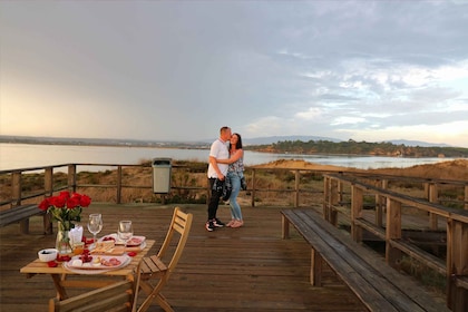 Algarve Romantisk picknick vid havet