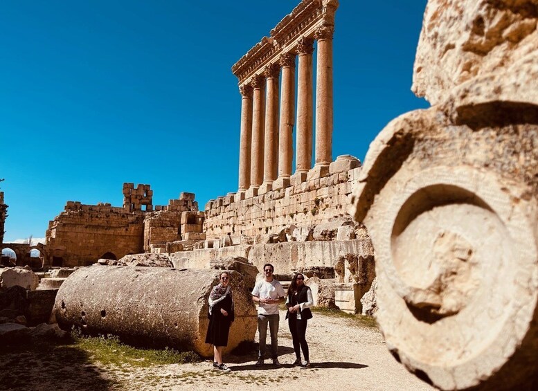 Picture 1 for Activity Baalbek Temples & Ksara Caves w/pick-up,guide, entries+lunch