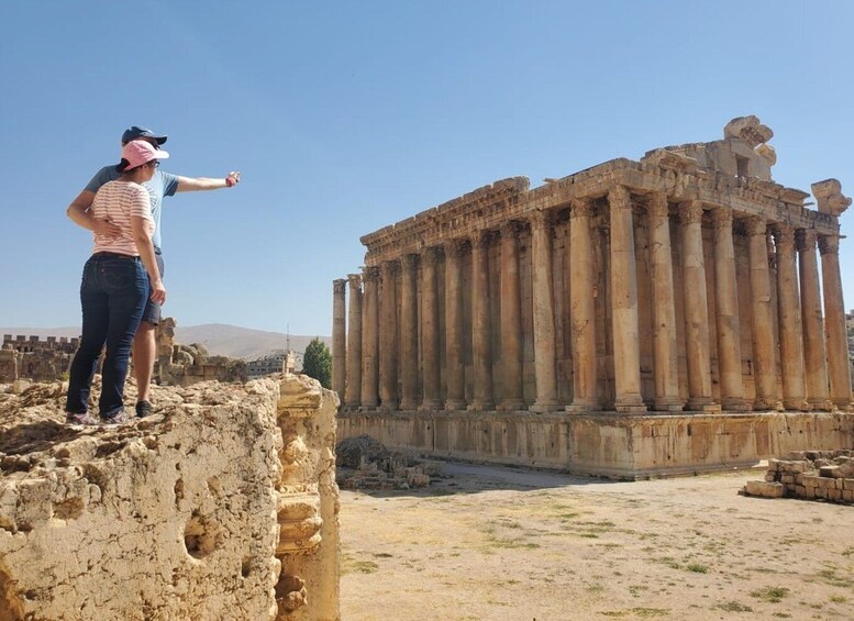 Baalbek Temples & Ksara Caves w/pick-up,guide, entries+lunch