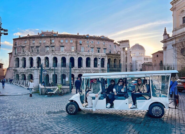 Picture 2 for Activity Rome: Private Guided City Highlights Tour by Golf Cart