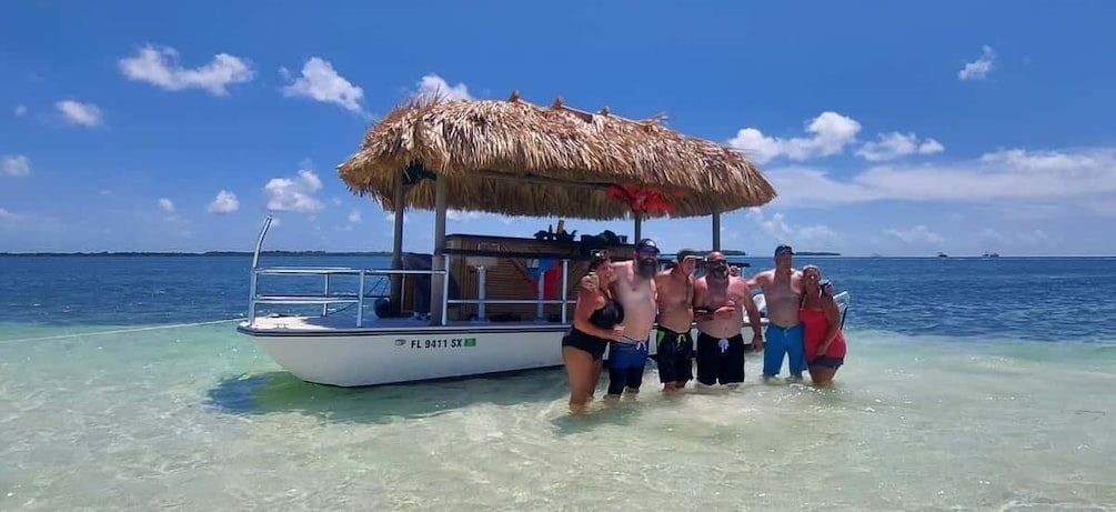 Picture 5 for Activity Key West: Private Florida Keys Sandbar Tiki Boat Cruise