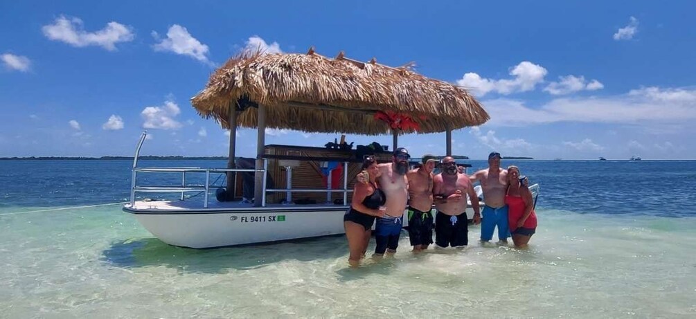Picture 5 for Activity Key West: Private Florida Keys Sandbar Tiki Boat Cruise