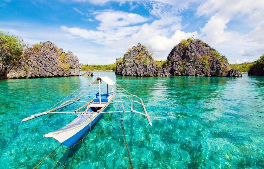 Coron: Coastal Cliffs, Beach & Malcapuya Island Hopping Tour