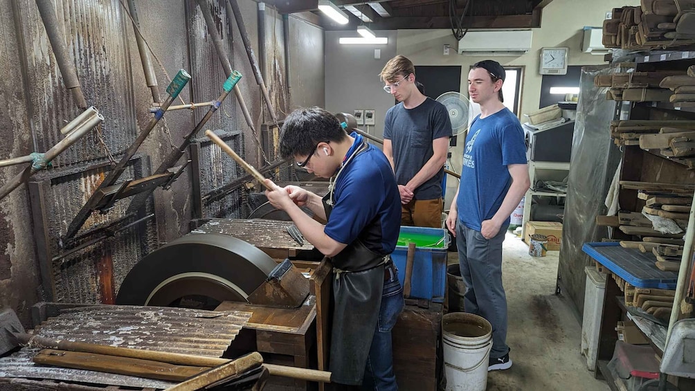 From Osaka: Sakai Knife Factory and Craft Walking Tour