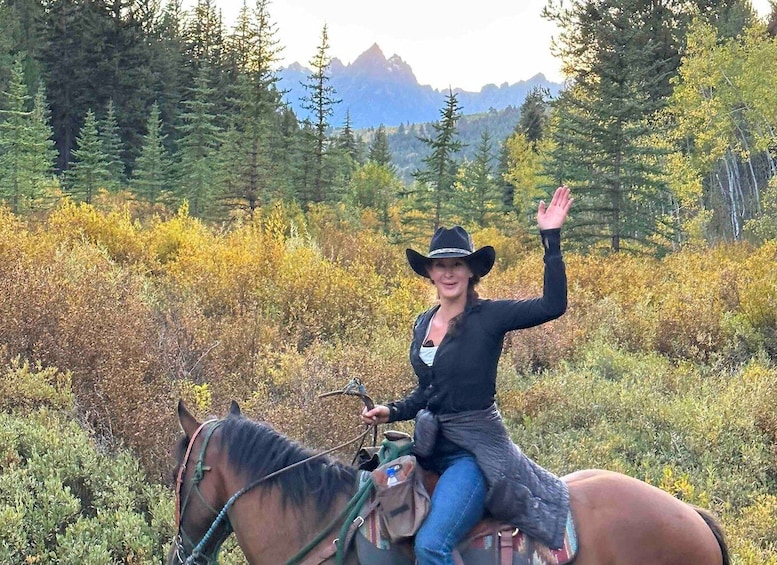 Picture 6 for Activity Jackson Hole: Dinner Cookout & Bridger-Teton Horseback Ride