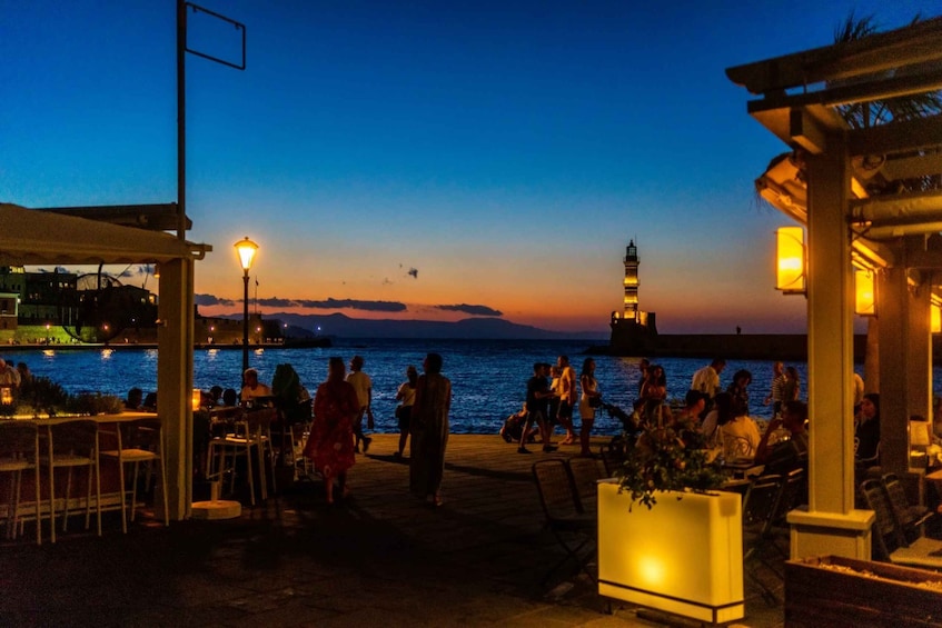 Picture 4 for Activity Chania: Wine, Food, and Sunset Tour with 3-Course Dinner