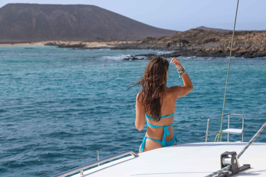 Picture 1 for Activity Fuerteventura: Private Luxury Catamaran to Lobo Island