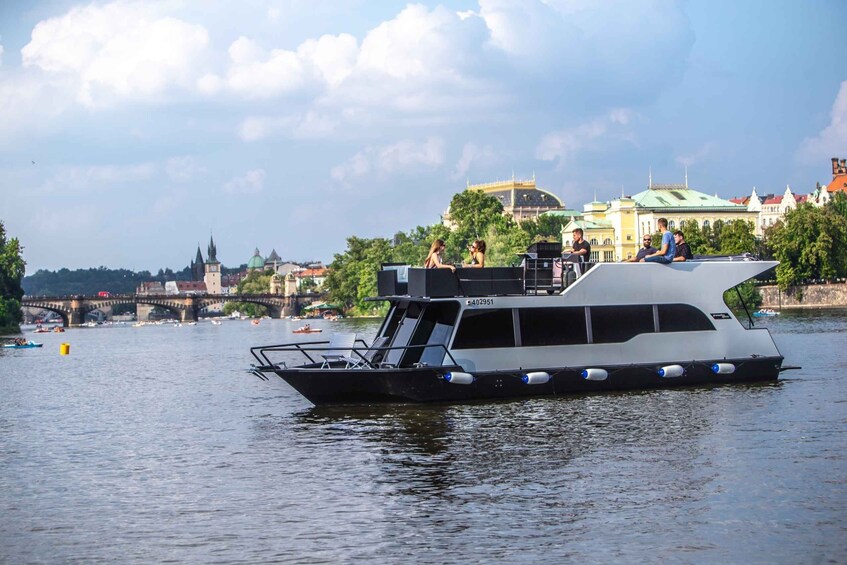 Picture 3 for Activity Prague: Private River Cruise with Unlimited Beer or Prosecco