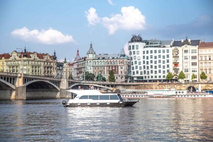 Prag: Privat flodkryssning med obegränsad öl eller prosecco