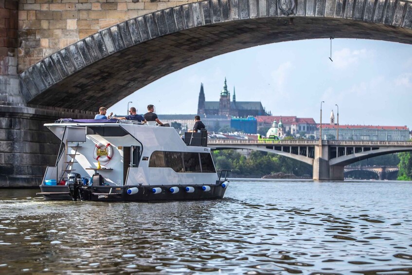 Picture 2 for Activity Prague: Private River Cruise with Unlimited Beer or Prosecco