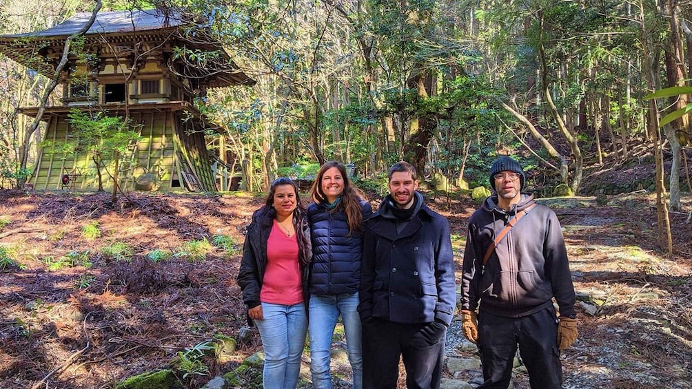 Nara: Heart of Nature Temple, Forest, & Waterfall Bike Tour