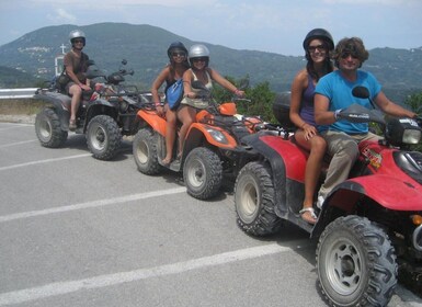 Corfu: Island Exploration Quad Tour with Traditional Lunch
