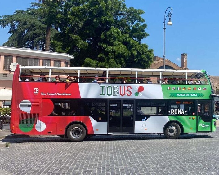 Rome: Hop-On Hop-Off Open-Top Bus Tour Ticket