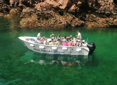 Peniche: Rondreis Berlengas en Grottentocht met Glazen Bodemboot