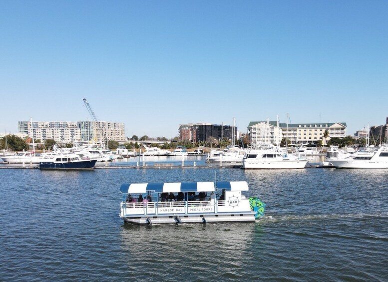 Charleston: Harbor Bar Pedal Boat Party Cruise