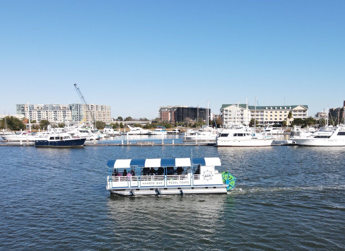 Charleston Harbor Bar Pedal Boat Party Cruise