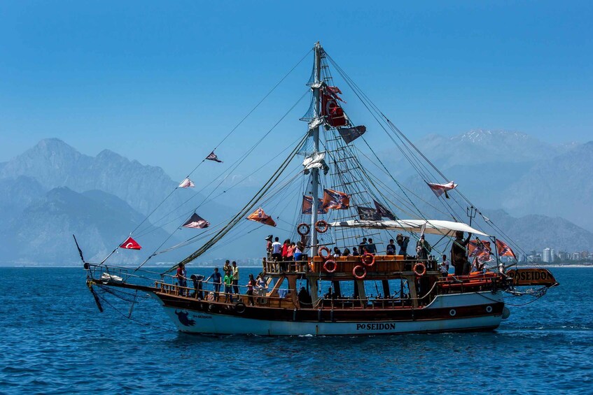 Picture 3 for Activity From Antalya: Half-Day Boat Tour to Düden Waterfalls