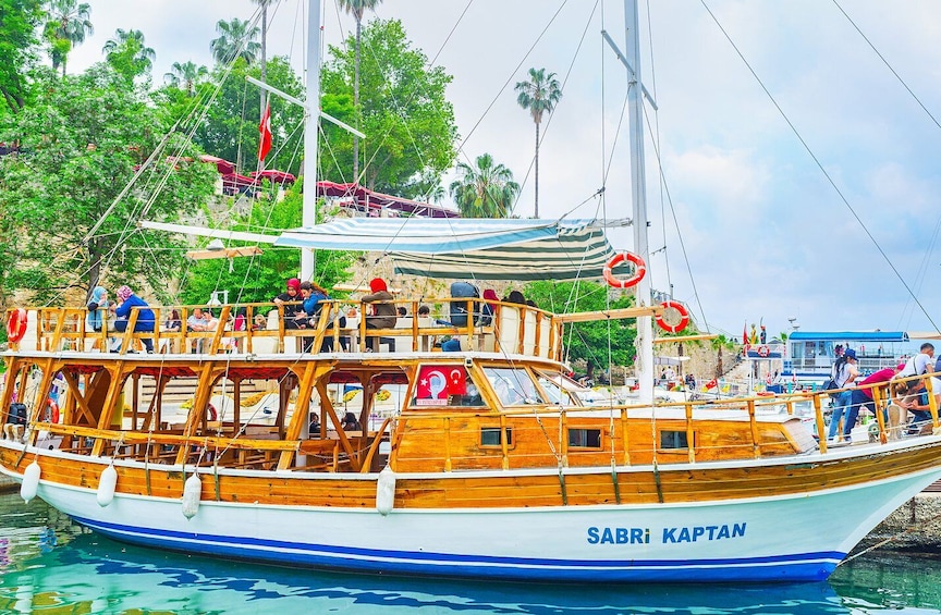 Picture 4 for Activity From Antalya: Half-Day Boat Tour to Düden Waterfalls