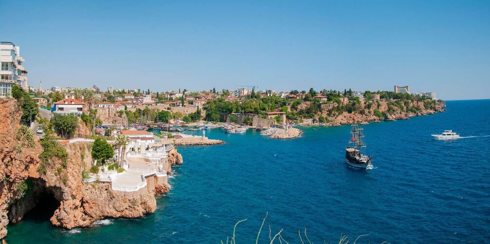 Picture 1 for Activity From Antalya: Half-Day Boat Tour to Düden Waterfalls
