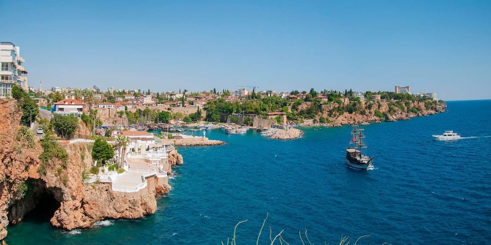 Picture 1 for Activity From Antalya: Half-Day Boat Tour to Düden Waterfalls