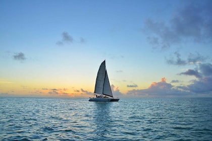 Grande Riviere Noire: Private Sunset Dinner Catamaran Cruise