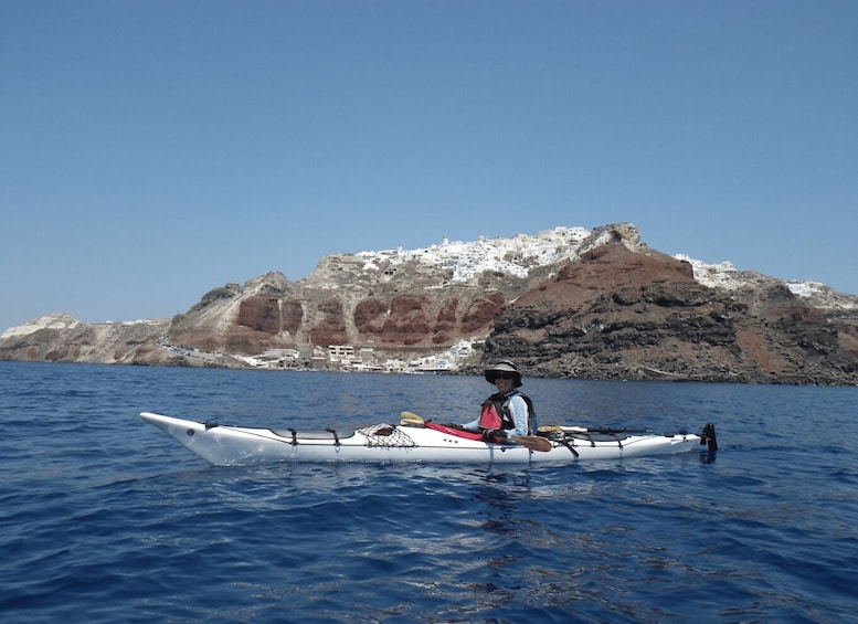 Picture 6 for Activity Santorini: South Sea Kayaking Tour with Sea Caves and Picnic