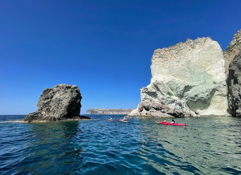 Picture 4 for Activity Santorini: South Sea Kayaking Tour with Sea Caves and Picnic