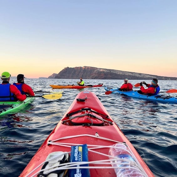Picture 9 for Activity Santorini: South Sea Kayaking Tour with Sea Caves and Picnic