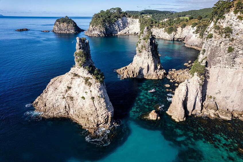 Picture 4 for Activity Whitianga: Cathedral Cove Adventure Boat Tour and Snorkeling