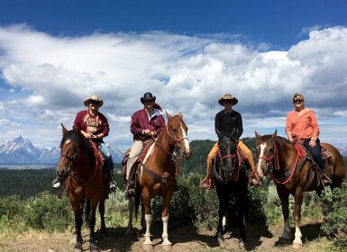 Jackson Hole: paseo a caballo por el bosque nacional Bridger-Teton