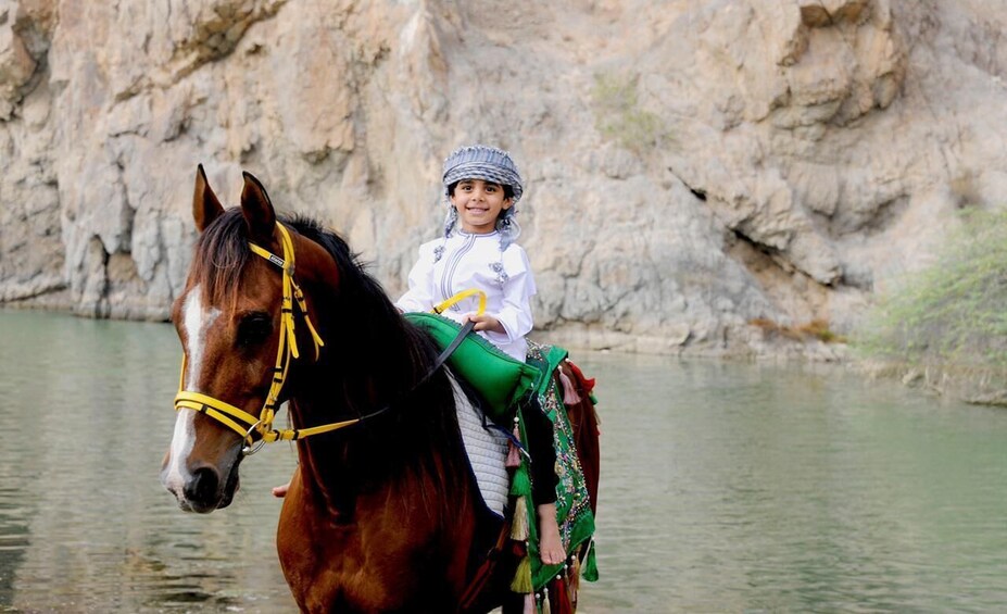 Muscat: Horse Riding Experience with Traditional Dinner