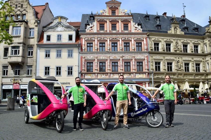 Picture 1 for Activity Erfurt: Private Guided Classic Old Town E-Rickshaw Tour