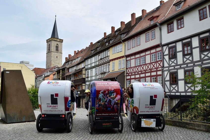 Picture 2 for Activity Erfurt: Private Guided Classic Old Town E-Rickshaw Tour