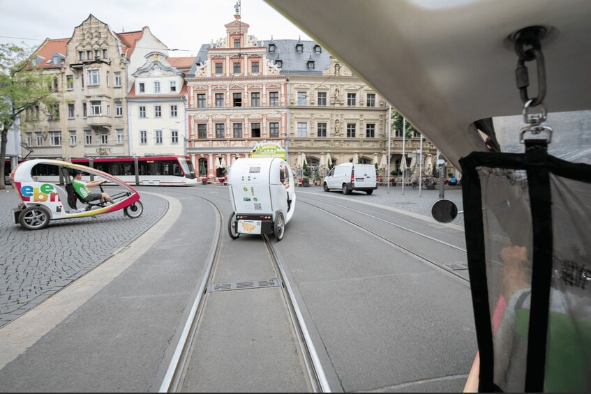 Picture 4 for Activity Erfurt: Private Guided Classic Old Town E-Rickshaw Tour