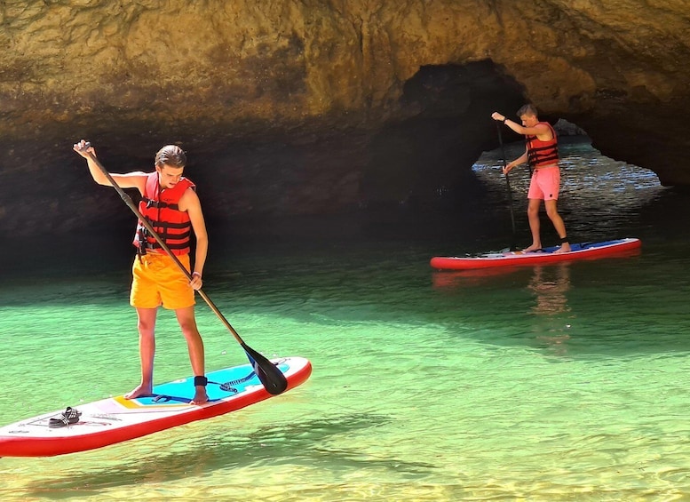 Picture 4 for Activity Albufeira: Stand Up Paddle Lesson and Coastal Tour
