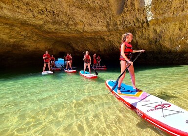 Albufeira: Pelajaran Mendayung Stand Up Paddle dan Tur Pesisir