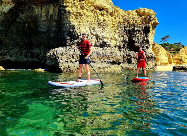 Picture 6 for Activity Albufeira: Stand Up Paddle Lesson and Coastal Tour