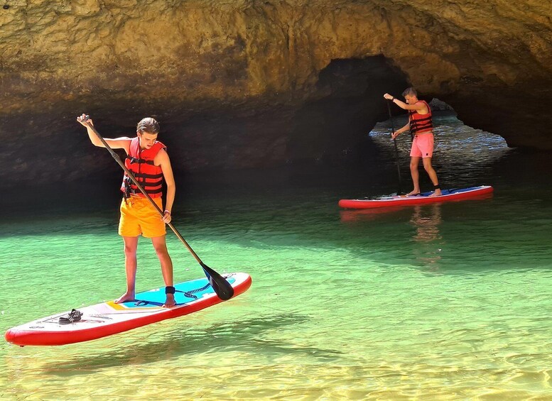 Picture 4 for Activity Albufeira: Stand Up Paddle Lesson and Coastal Tour