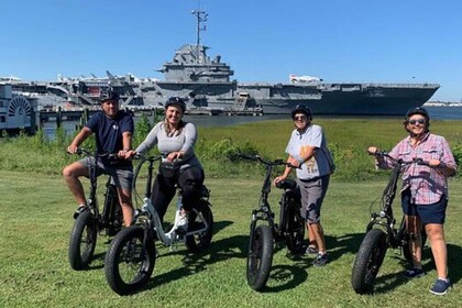 Mount Pleasant : Visite du port de Charleston en E-Bike